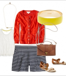 wardrobestyleboard_spring_stripedshortsredshirt2