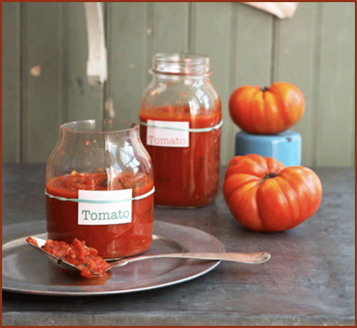 Homemade tomato sauce