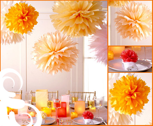 Tissue Pom Decorating Inspiration!