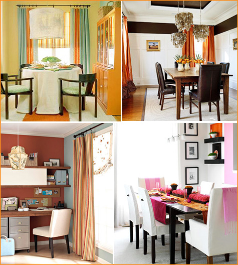 How About Orange? Orange Dining Room 4