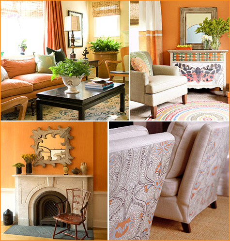 How About Orange? Orange Home Inspiration