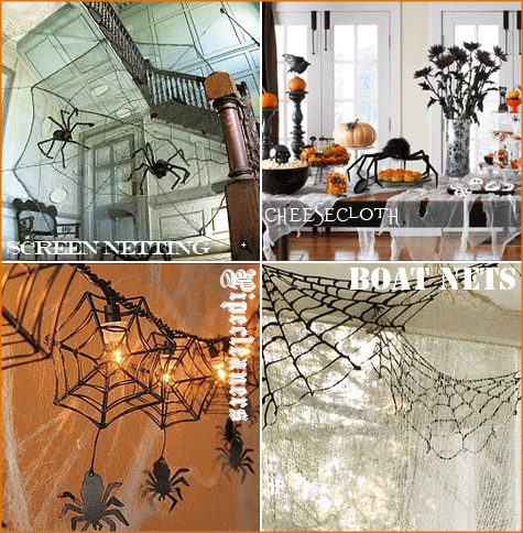 DIY Spider Webs