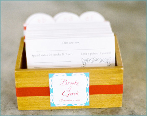 Style Me Pretty Guest Book Box