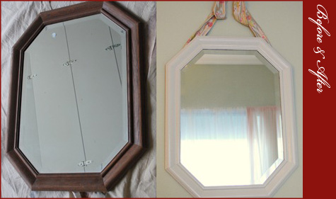 Before & After DIY Mirror 3