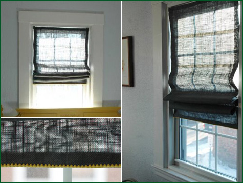 DIY Roman Shades Window 6