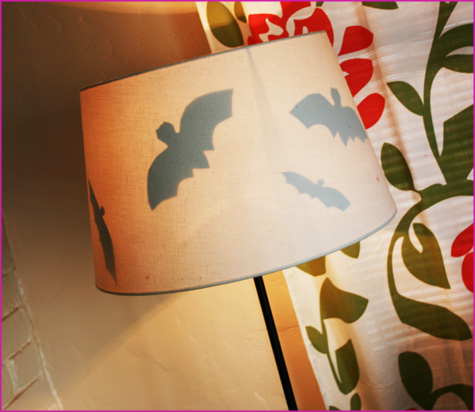 Halloween Inspiration: Batty Lampshades