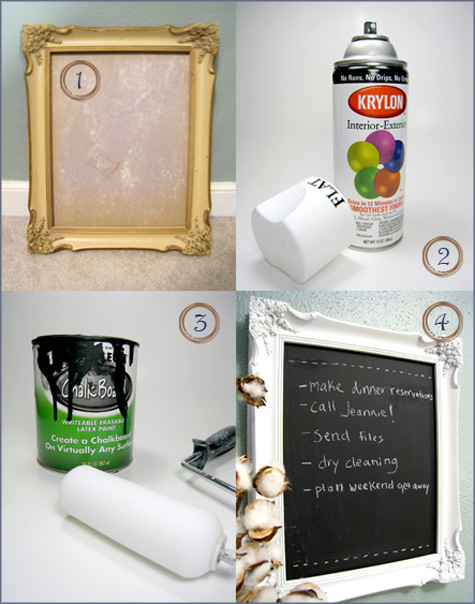 Chalkboard Frame DIY Before & After