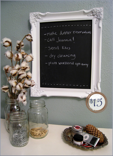 Chalkboard Frame Before and After DIY 2