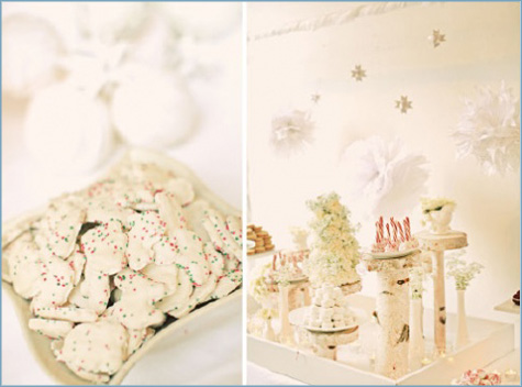 Winter Wonderland Dessert Buffet Inspiration White 3