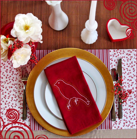 Valentine's Day Giveaway Social Couture Red Modern Dinner Party Romantic 3