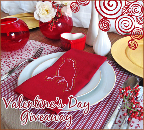 Congrats, Valentine's Tablescape Winner!