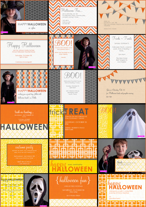 Cocodot Giveaway, Amy Atlas Collaboration, Invitations, Orange, Pink, Blue