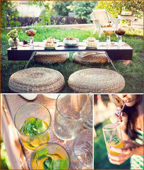 Thanksgiving decor, inspiration, tablescape, outdoor, pumpkin, green