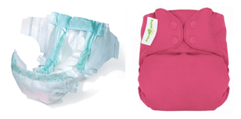 Cloth Diaper Disposable Diaper Comparison Cuter