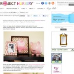 Framed Clothing Art Tutorial on Project Nursery