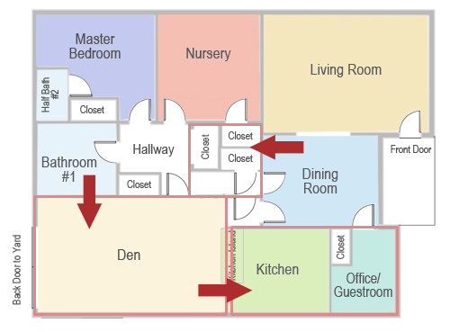 Old floor plan