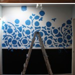 Hallway Makeover: Painter's Tape Stenciling Project + Pinterest Challenge