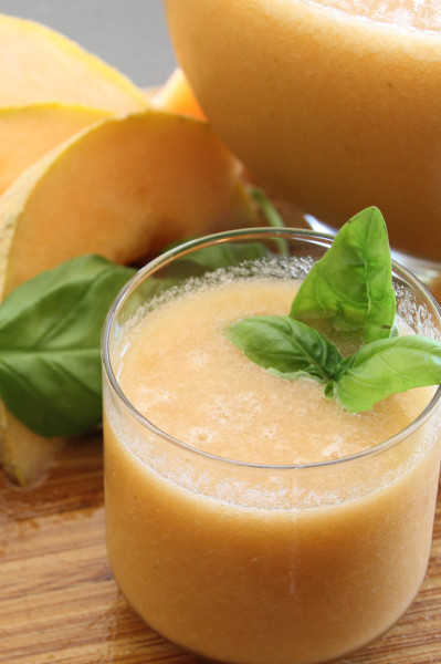 Cantaloupe + Basil Summer Blend | PepperDesignBlog.com