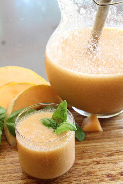 Cantaloupe + Basil Summer Blend | PepperDesignBlog.com