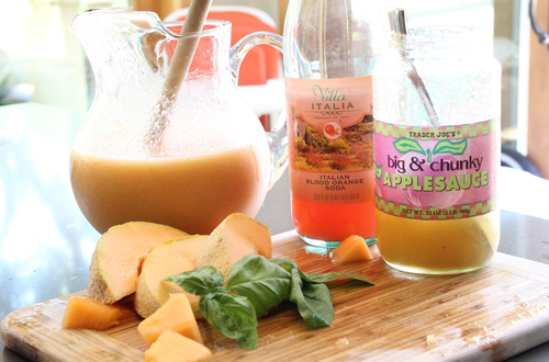 Cantaloupe + Basil Summer Blend | PepperDesignBlog.com