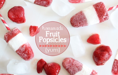 Fruit Popsicles | PepperDesignBlog.com