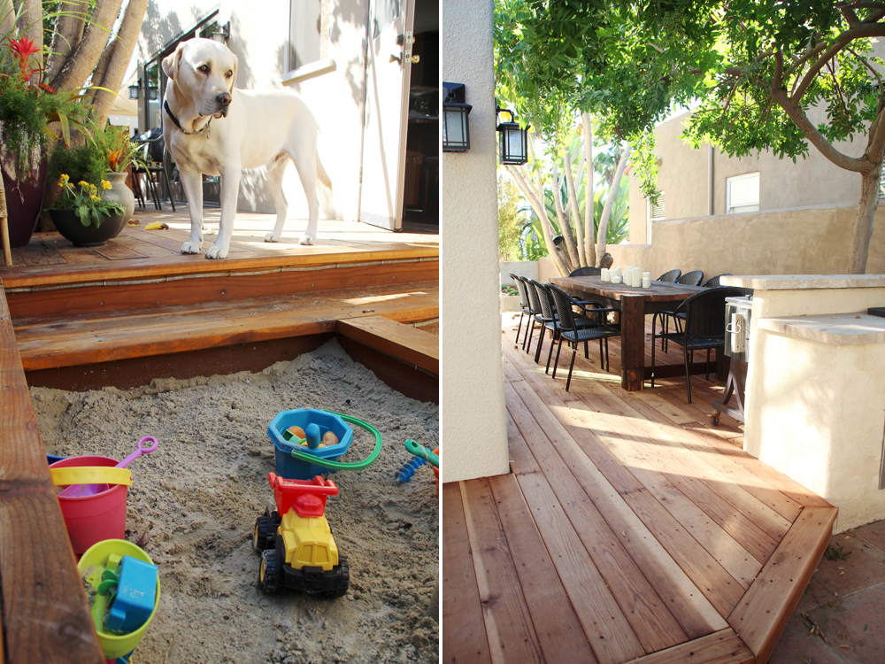 Sideyard, Deck, Sandbox | PepperDesignBlog.com