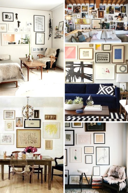 Wall Gallery Inspiration | PepperDesignBlog.com