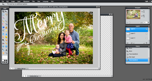 Christmas Card Overlays | DIY Cards | PepperDesignBlog.com