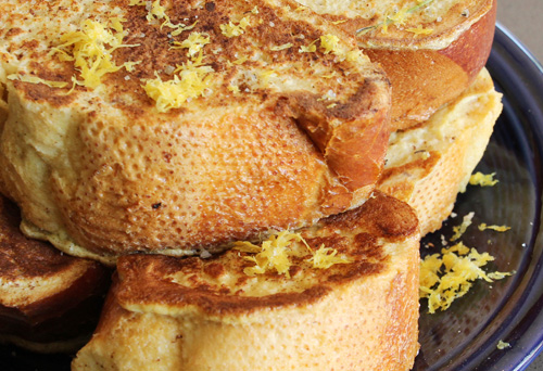 Lemon & Lavender French Toast | PepperDesignBlog.com