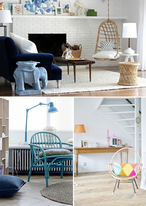 Wicker & Rattan Inspiration | PepperDesignBlog.com