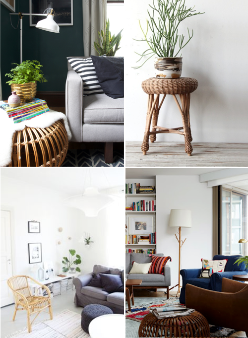 Wicker & Rattan Inspiration | PepperDesignBlog.com