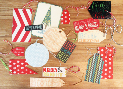 Repurposing Holiday Cards for Gift Tags | PepperDesignBlog.com