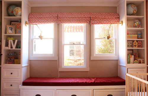 Girls' Room: Roman Shades | PepperDesignBlog.com