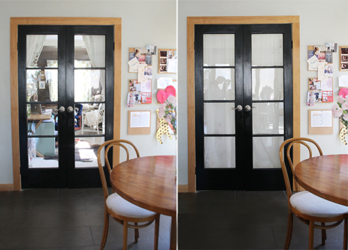 Black French Doors | PepperDesignBlog.com