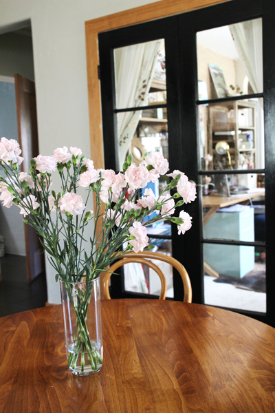 Kitchen French Doors Before | PepperDesignBlog.com