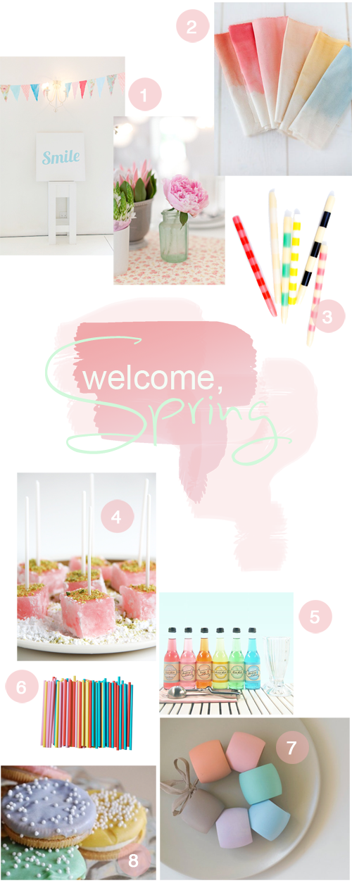 Party Theme Inspiration: Welcome, Spring | Pastel Colors | PepperDesignBlog.com