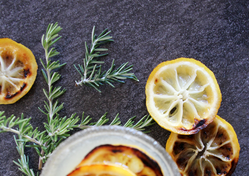 Good Eats: Broiled Lemon & Rosemary Cocktail | PepperDesignBlog.com