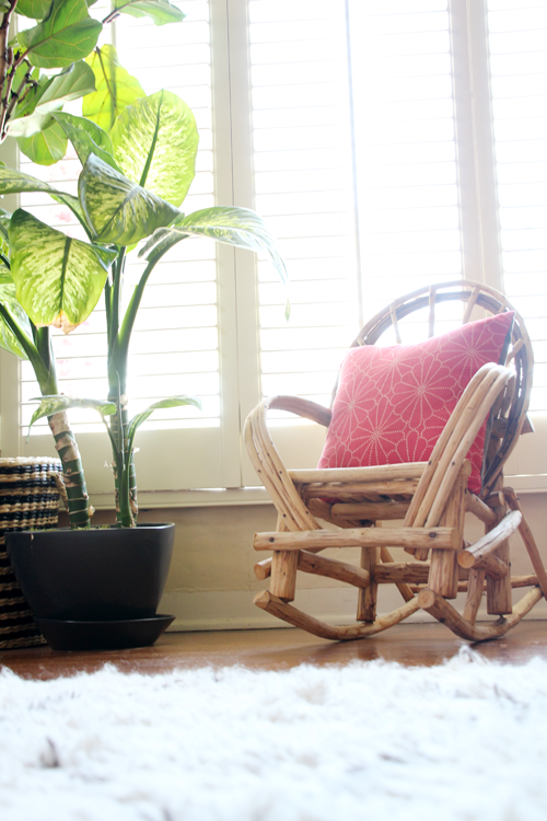 A Mini Rocking Chair for the Living Room | PepperDesignBlog.com