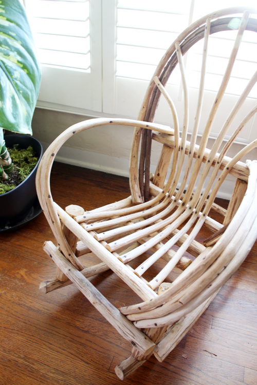 A Mini Rocking Chair for the Living Room | PepperDesignBlog.com