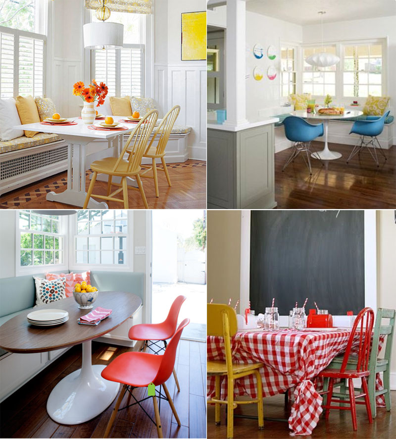 Kitchen Nook Breakfast Chair Inspiration | PepperDesignBlog.com