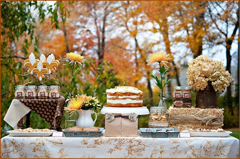 Rustic, Vintage Antique, Thanksgiving spread, tablescape, decor, table, decoration inspiration, fall, outdoors, brown, red, orange, yellow