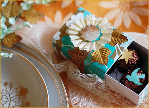 Vintage Thanksgiving Turquoise & Orange 4