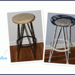 Before & After: A Bar Stool Makeover