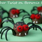Creepy Crawly Spider Brownie Bites