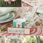 {Summer Inspiration} for a Red & Teal Dinner Party