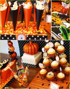 Halloween Table Settings Setting Ideas, Halloween tablescapes, decoration, dinner party, purple, orange, black, lime green, glitter, glam