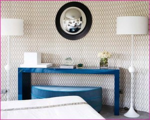 La Dolce Vita Guest Blog Interview - High Gloss Magazing, Mag - Pepper Design Blog - Blue Console