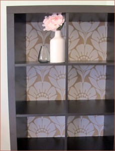 Nursery Inspiration, Fabric Bookcase Backdrop, Lining, DIY, handmade