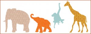 Animal Wall Decals, Wallpaper, Fabric