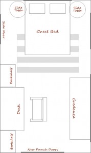 Potential Layout for the new office guestroom 2